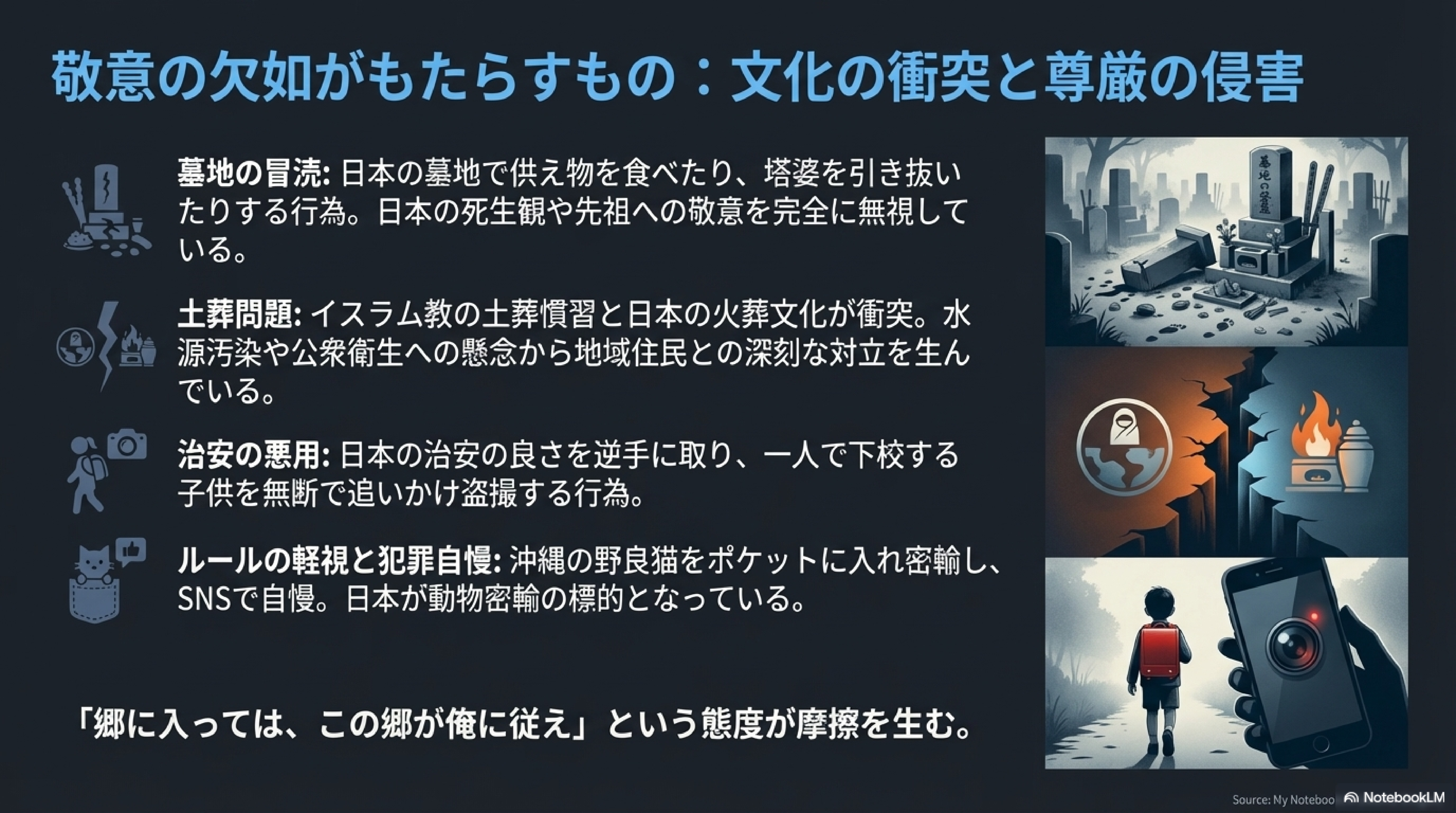 文化の衝突と尊厳の侵害：敬意なき要求の現実 - 文化摩擦 宗教的要求 社会分断